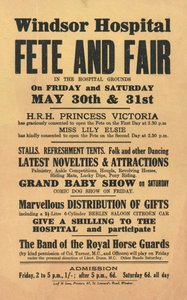 Windsor Hospital, Fete and Fair (tisk) od English School