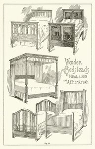 Wooden Bedsteads od Heal and Son a JS Henry and Company