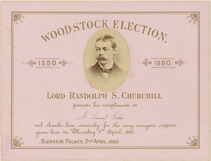 Woodstock volby 1880 od English School
