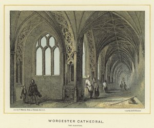 Worcesterská katedrála, ambity od English School