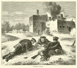 Psaní domů, září 1870 od English School