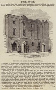 York House, Whitehall (rytina) od English School