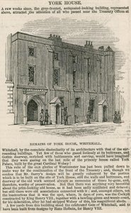 York House, Whitehall od English School