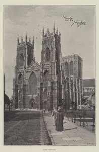 York Minster (litho) od English School
