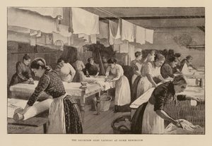 Prádelna Armády spásy ve Stoke Newington (rytina)
