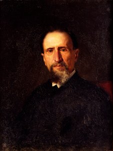 Portrét inženýra Antonia Magniho (olej na plátně) od Enrico Crespi