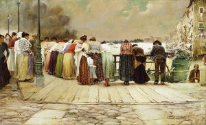 Na mostě, 1893 od Enrique Serra