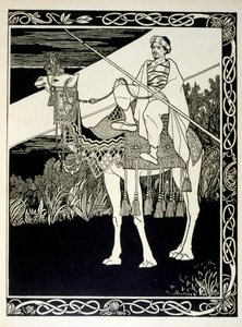 Enak before Gemorrhe (Gomorrah), z knihy Judah ilustrované Ephraim Moses Lilien (1874-1925). Lilian je považován za otce sionistické ikonografie vytvořené ve stylu Jugendstil (německá secese). Ilustroval 
