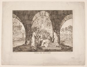 Minos a Voltaire od Erasmus Cristoffer Karlebye