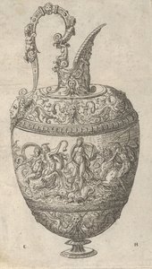 Design for a Ewer, 1565. od Erasmus Hornick