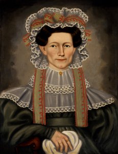 Lady of Squire Williams House, ca. 1829. od Erastus Salisbury Field