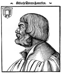 Profilový portrét Albrechta Durera, 1527, 1936