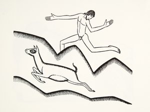 Přeskakování po horách od Eric Gill