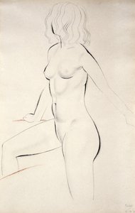 Stojící ženský akt od Eric Gill