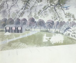 Předvádění zbraně od Eric Ravilious