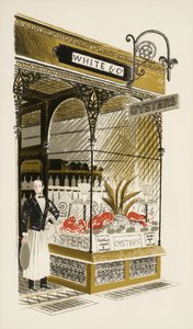Ústřicový bar, cca 1938 od Eric Ravilious