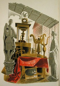 Použitý nábytek a efekty od Eric Ravilious