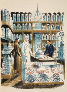 Svatební dort, ilustrace z 