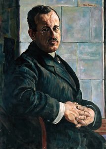 Portrét Georga Hermanna 1871-1943, 1917-1918.