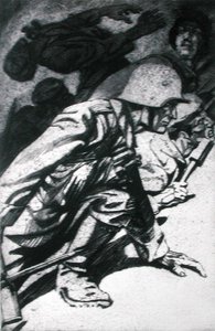 Bouře, ilustrace z folia tisků vydaných v Lipsku od Erich Erler