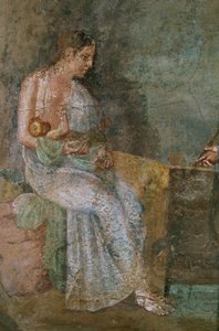 Danae a Perseus jako děti od Erich Lessing