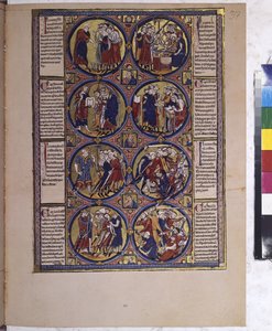 Celostránkový: osm medailonů s miniaturami a doprovodným textem (miniatura)