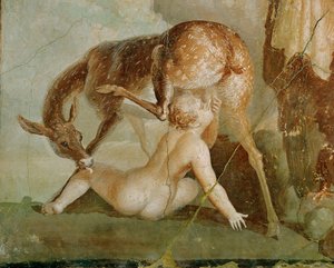 Herakles findet seinen Sohn Telephos in Arkadien von Erich Lessing