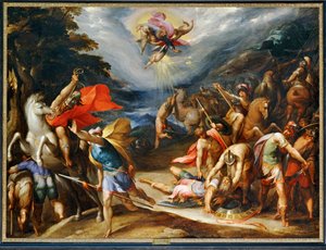 Obrácení svatého Pavla na cestě do Damašku... od Erich Lessing