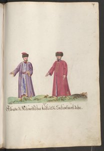 Moskevští obchodníci v Konstantinopoli... od Erich Lessing