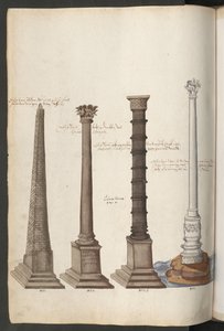 Obelisk a sloupy od Erich Lessing