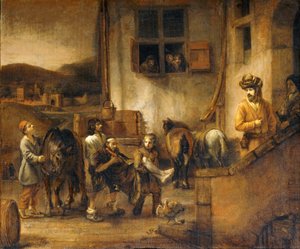 Podobenství o milosrdném Samaritánovi... od Erich Lessing