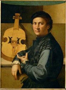 Portrét hráče na violu ... od Erich Lessing