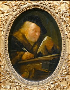 Starý muž píše ... od Erich Lessing