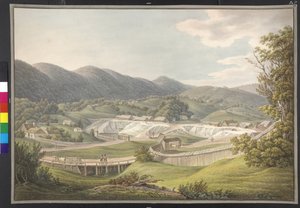 Pohled na solnici v Rhonaszeku, Maďarsko, Marmarošská župa od Erich Lessing