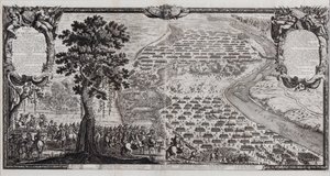Bitva u Varšavy v červenci 1656 od Erik Dahlbergh