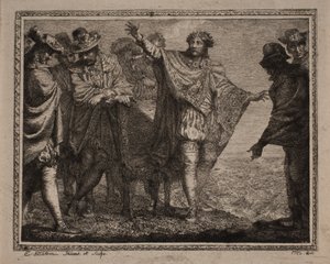 Canute Veliký a jeho dvořané