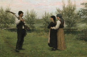 Schůzka od Erik Theodor Werenskiold