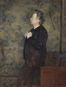 Edvard Grieg, norský skladatel a pianista - Portrét Edvarda Griega (1843-1907), Werenskiold, Erik Theodor (1855-1938). Olej na plátně od Erik Theodor Werenskiold