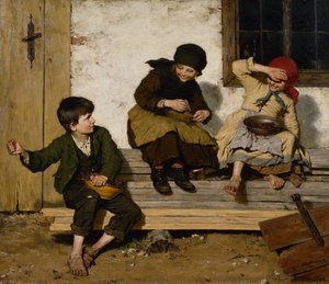 Hrající si děti od Erik Theodor Werenskiold