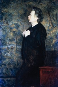 Portrét norského skladatele a klavíristy Edvarda Griega (Bergen od Erik Theodor Werenskiold