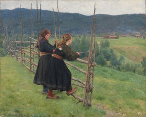 Pohled z Gvarv v Telemarku