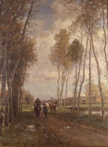 Údolí Sommy od Ernest Albert Waterlow