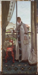 Žena u otevřeného okna, 1875