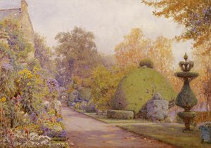 The Yew Walk, Barncluith, Strathclyde od Ernest Arthur Rowe