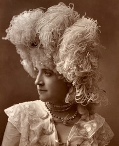 Miss Wadman , britská herečka, 1888 od Ernest Barraud