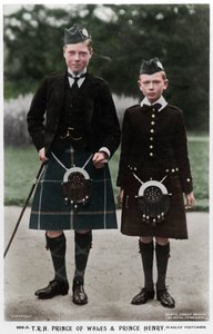 Princ z Walesu a princ Henry, c1910