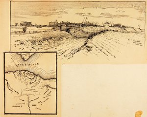 Současný vzhled britského opevnění, Yorktown