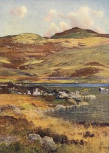 Loch Skae (barevná litografie)