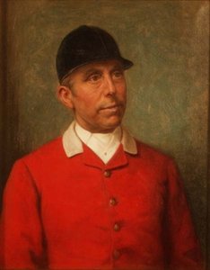 Huntsman, o kterém se předpokládá, že byl mistrem lovu Pytchley od Ernest Gustave (attr. to) Girardot