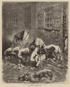 Psí večeře v Paříži od Ernest Henry Griset